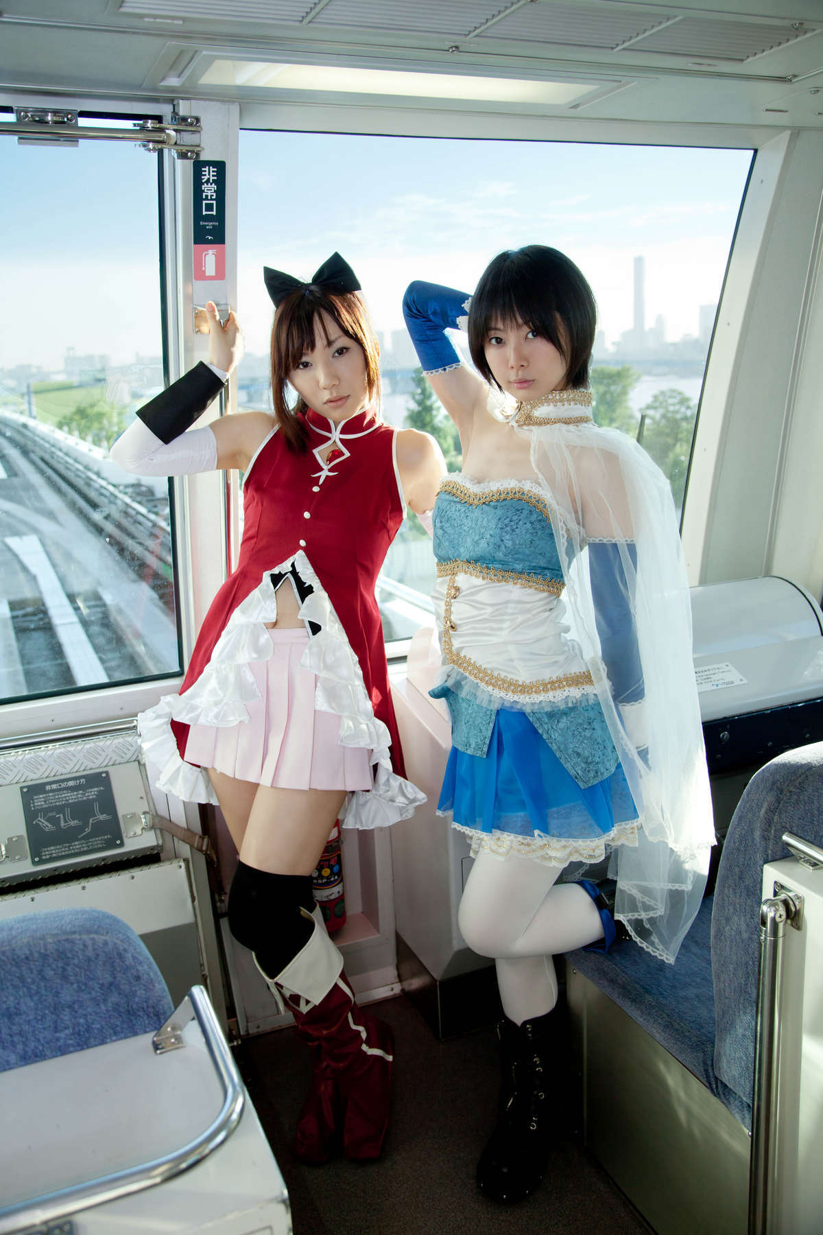 (C80) (コスプレ)   Sayaka and Kyoko  CosPlay制服诱惑套图